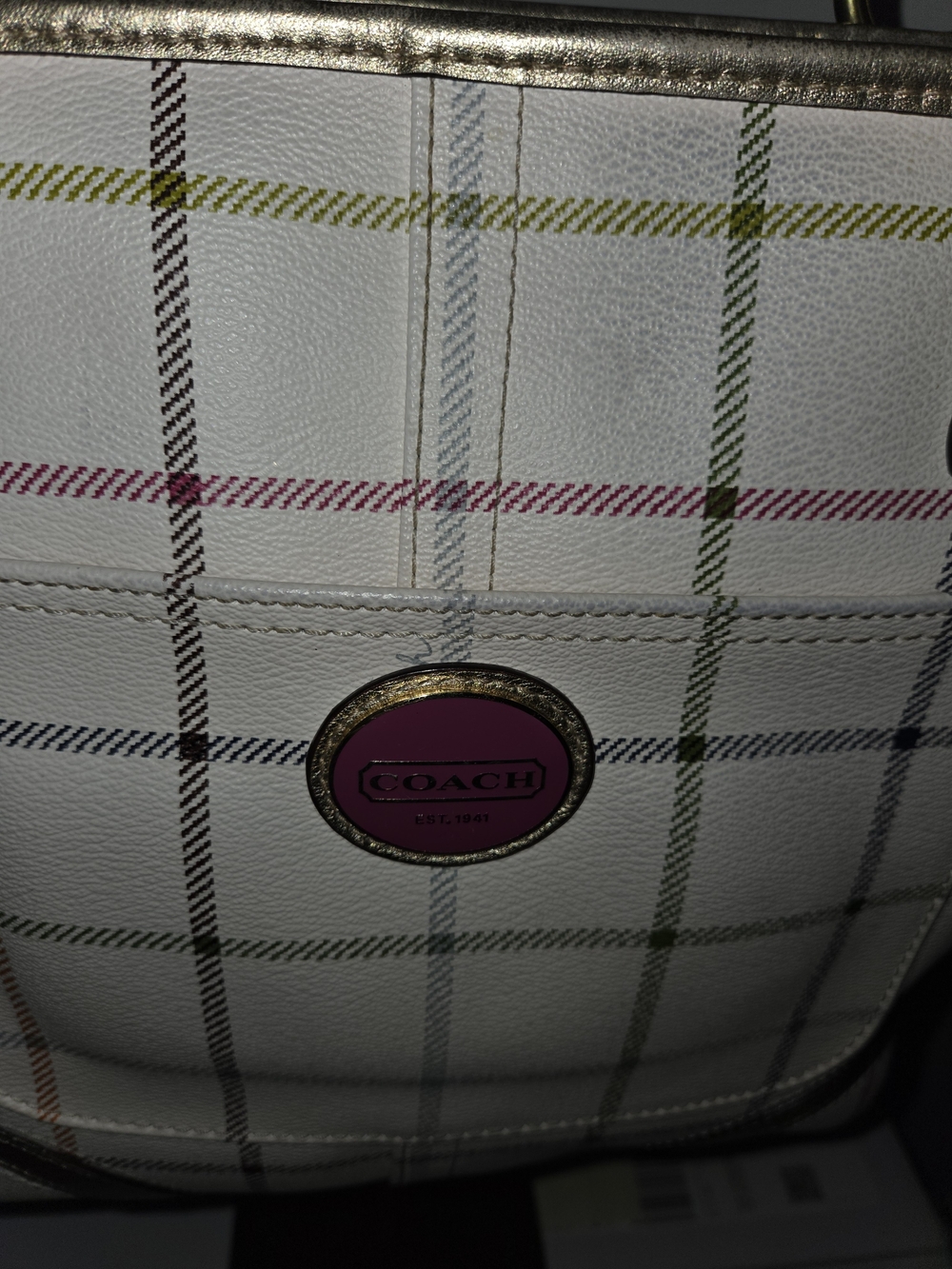 Coach Tattersall Tote - Picture 9 of 9